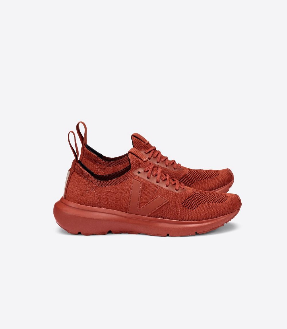 Veja Sneakers Womens - V-knit X Rick Owens - Red - 3075VONYR